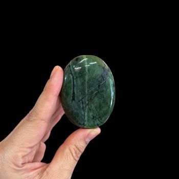 Nephrite Jade Palm Stone