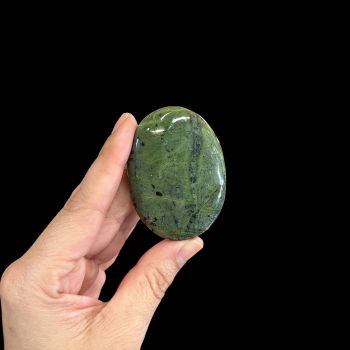 Nephrite Jade Palm Stone