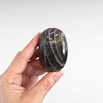 Black Moonstone Palm Stone