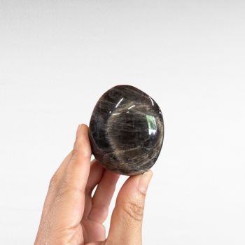 Black Moonstone Palm Stone