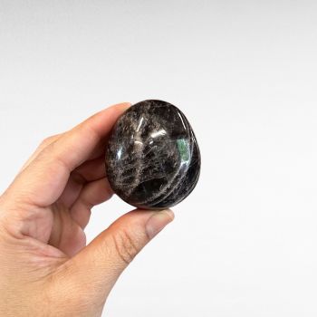 Black Moonstone Palm Stone