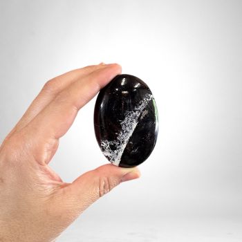 Black tourmaline Palm Stone