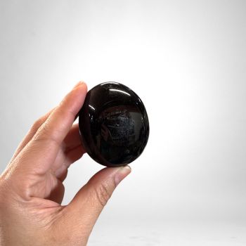 Black Tourmaline Palm Stone
