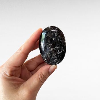Black Tourmaline Palm Stone