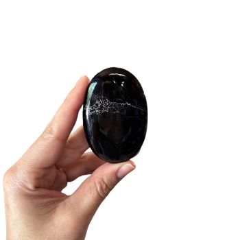 Black Tourmaline  Palm Stone