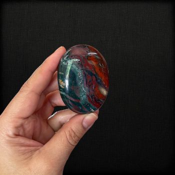 Bloodstone  Palm Stone