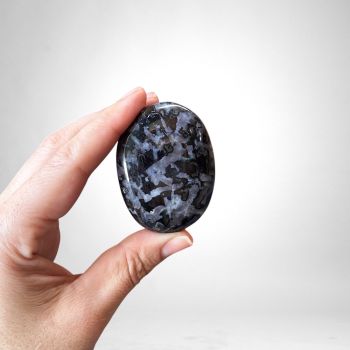 Indigo Gabbro Palm Stone