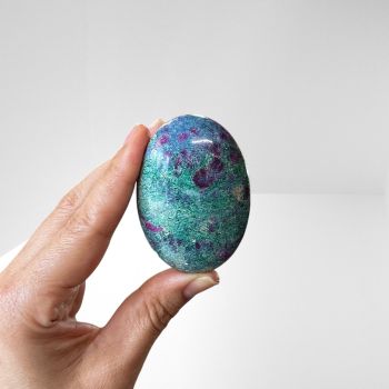 Ruby kyanite Palm Stone