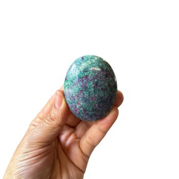 Ruby kyanite Palm Stone