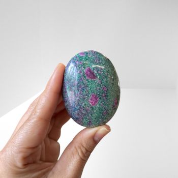 Ruby Kyanite Palm Stone