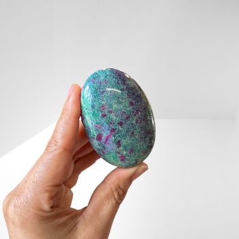 Ruby Kyanite Palm Stone
