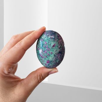 Ruby Kyanite Palm Stone