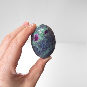Ruby kyanite Palm Stone