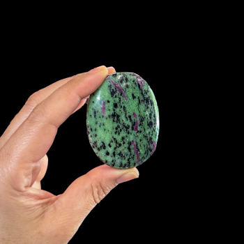 Ruby Zoisite Palm Stone