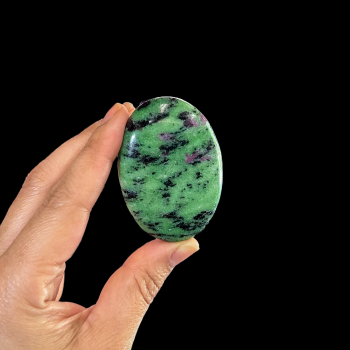Ruby Zoisite Palm Stone