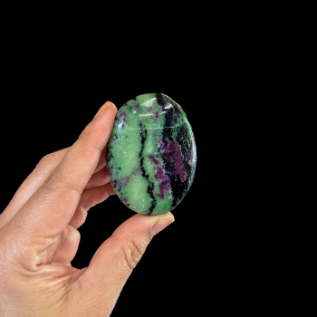 Ruby Zoisite Palm Stone
