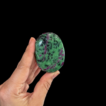 Ruby Zoisite Palm Stone