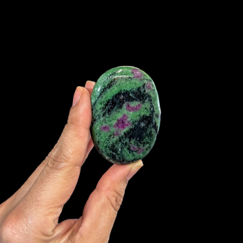 Ruby Zoisite Palm Stone